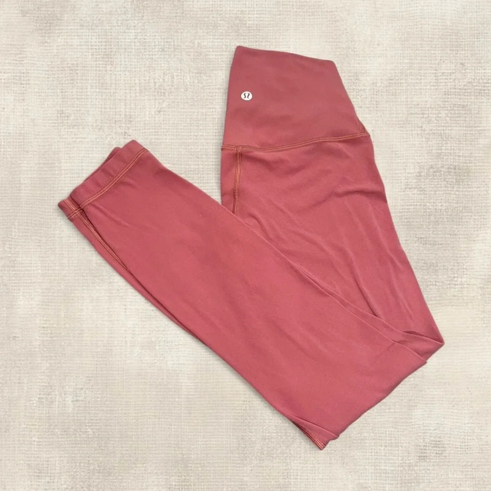 Lululemon Athletica Align Pink Leggings - Picture 1 of 6